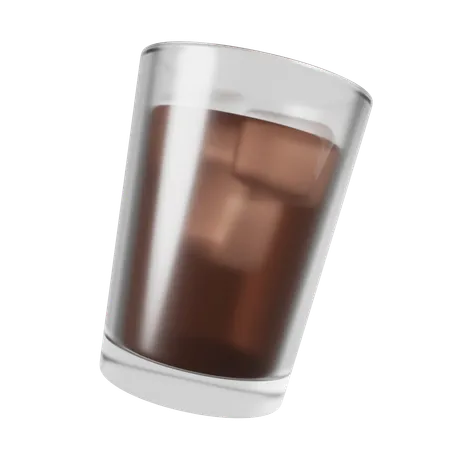 Ice Coffee Glass  3D Icon