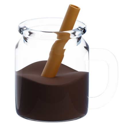 Ice Coffee Jar  3D Icon