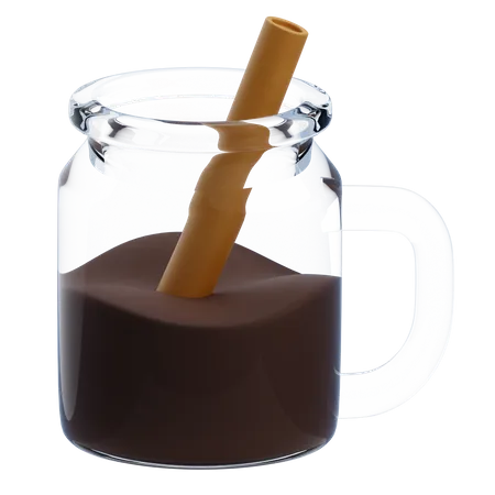 Ice Coffee Jar  3D Icon