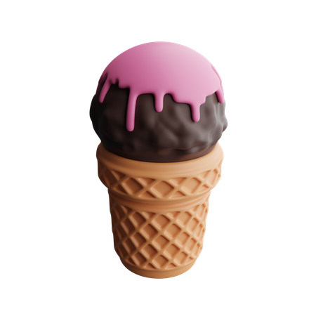 Ice cream  3D Icon