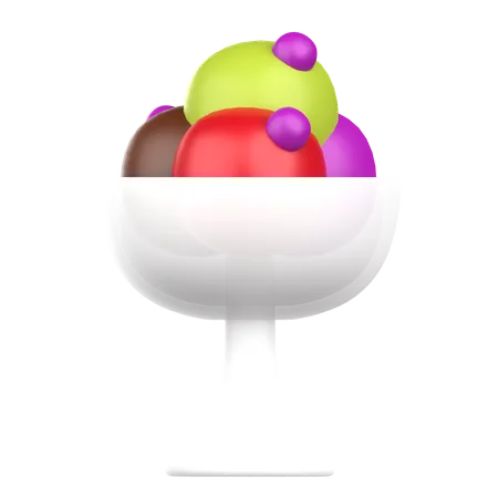 アイスクリーム  3D Icon