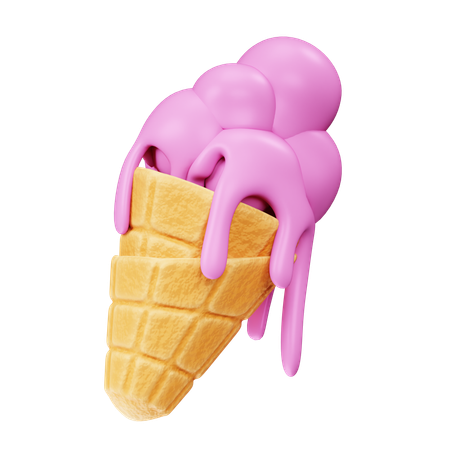 アイスクリーム  3D Icon