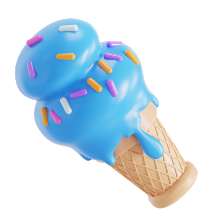 Ice Cream  3D Icon