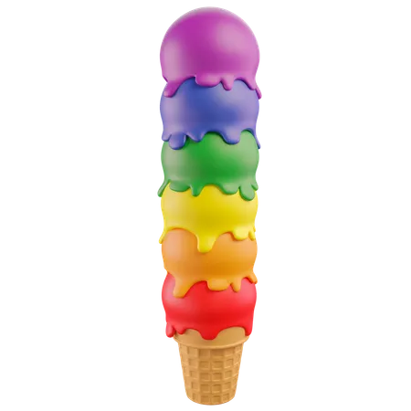 Ice Cream  3D Icon