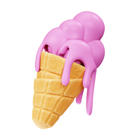 Ice Cream  3D Icon