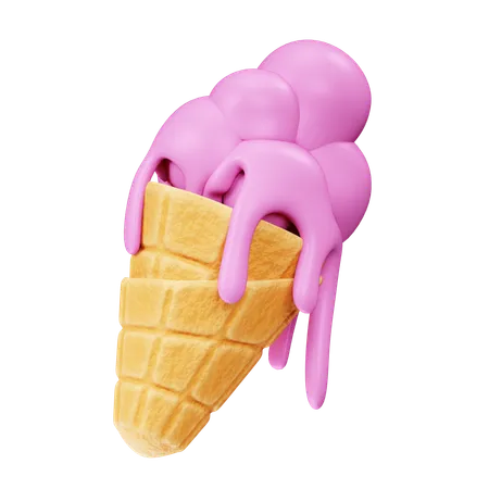 Ice Cream  3D Icon