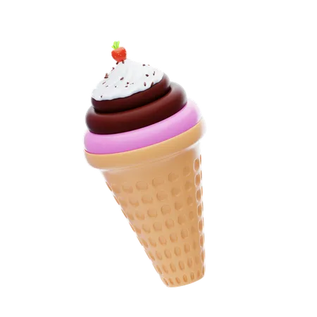 Ice Cream  3D Icon