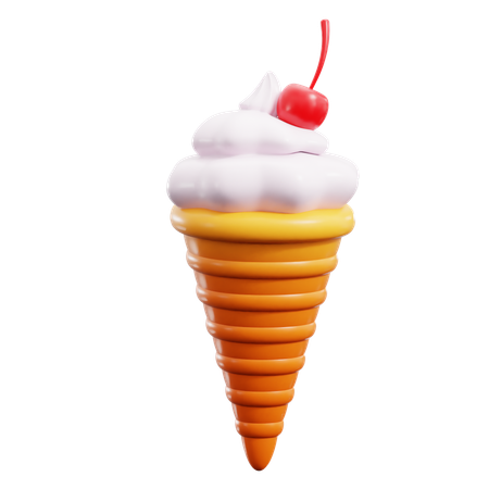 Ice Cream  3D Icon