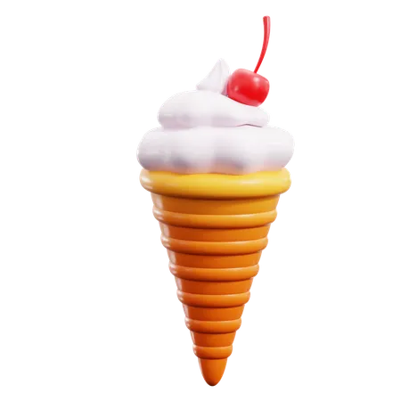 Ice Cream  3D Icon