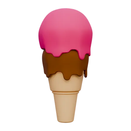 Ice Cream  3D Icon