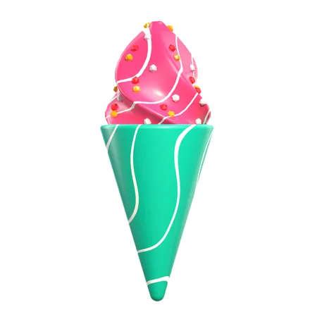 Ice Cream  3D Icon