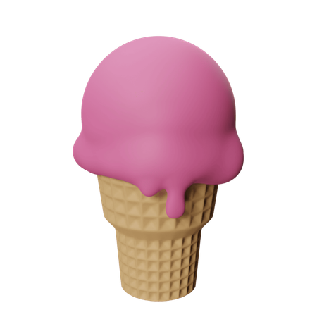 Ice Cream  3D Icon