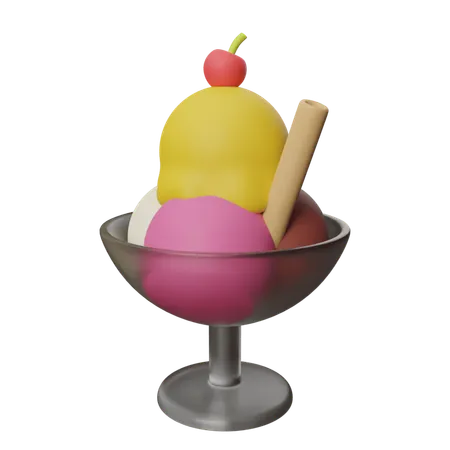 Ice Cream  3D Icon