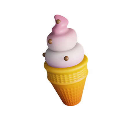 Ice Cream  3D Icon