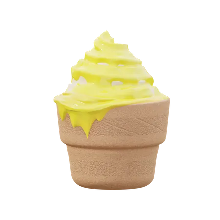 Ice Cream  3D Icon