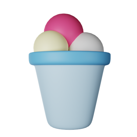 Ice Cream  3D Icon