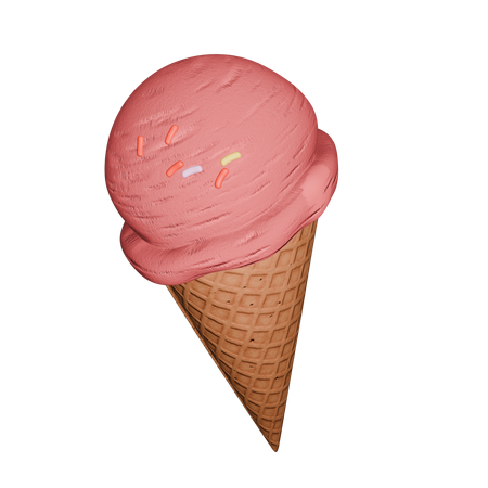 Ice Cream  3D Icon