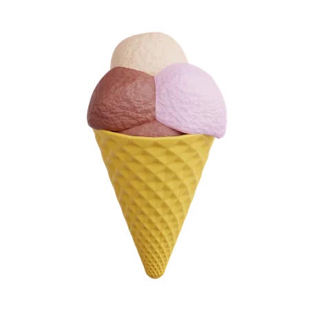 Ice Cream  3D Icon