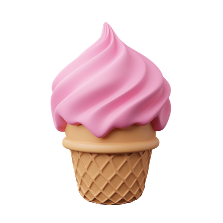 Ice cream  3D Icon