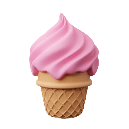 Ice cream  3D Icon