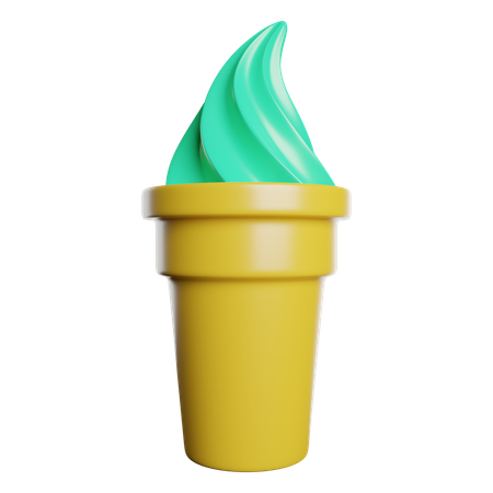 Ice Cream  3D Icon