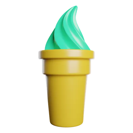 Ice Cream  3D Icon