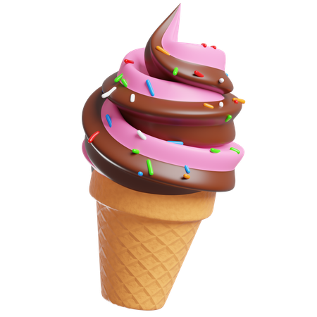 Ice Cream  3D Icon