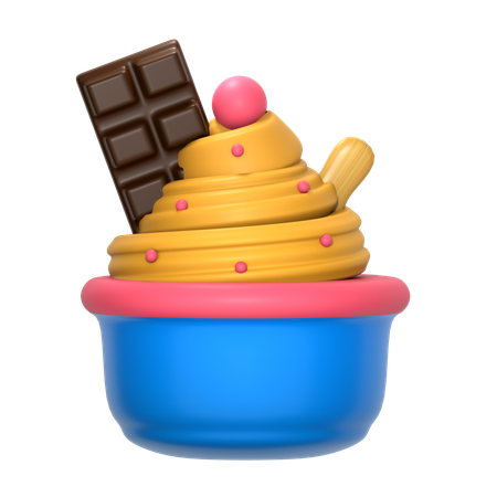 Ice Cream  3D Icon