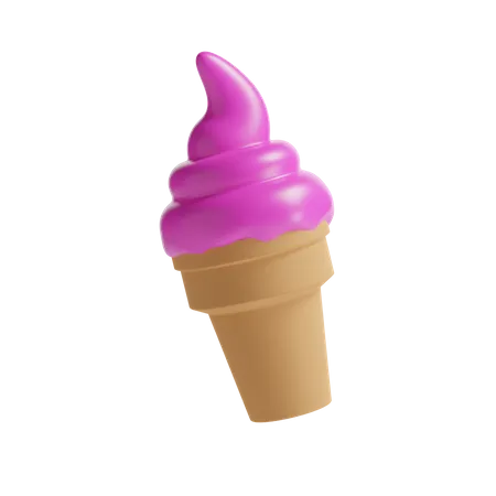 Ice Cream  3D Illustration