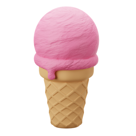 Ice Cream 3D Illustration