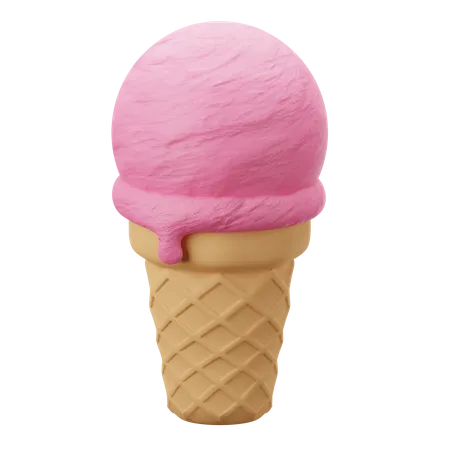 Ice Cream 3D Illustration