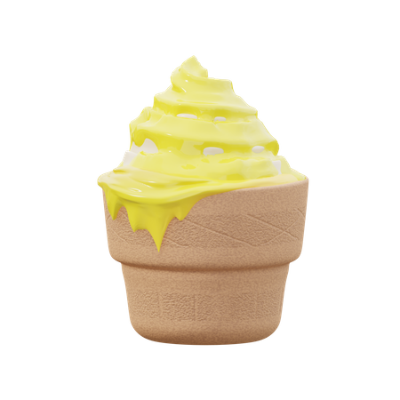 Ice Cream  3D Icon