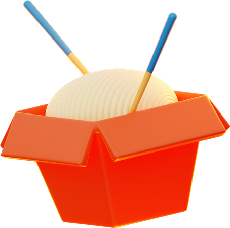 Ice Cream Box  3D Icon