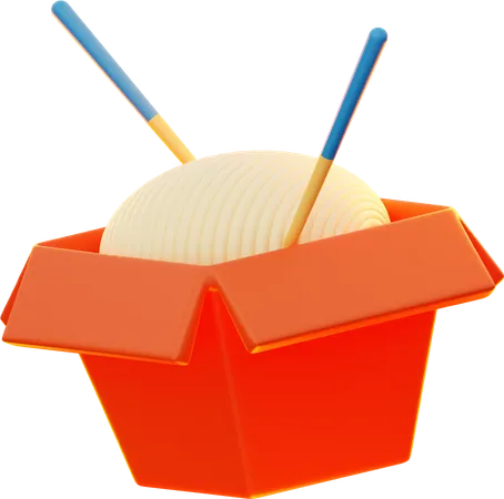 Ice Cream Box  3D Icon