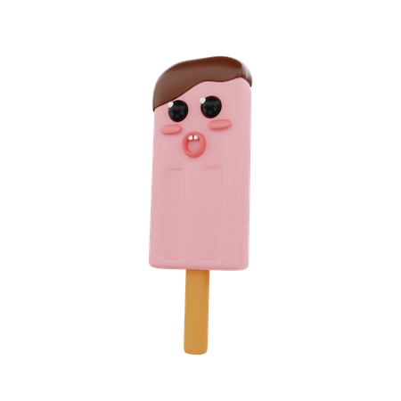 Ice Cream Candy  3D Illustration