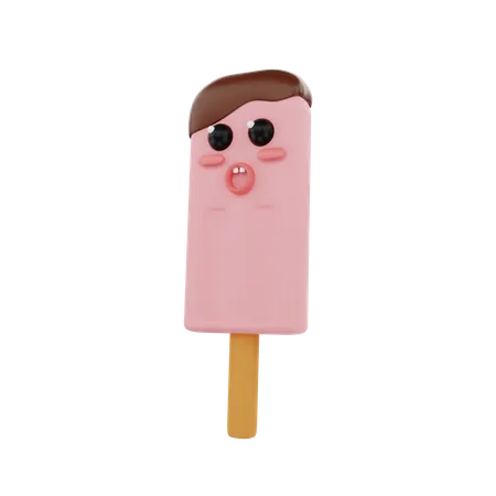 Ice Cream Candy  3D Illustration