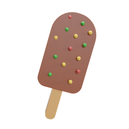 Ice Cream Candy  3D Illustration