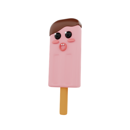 Ice Cream Candy 3D Illustration