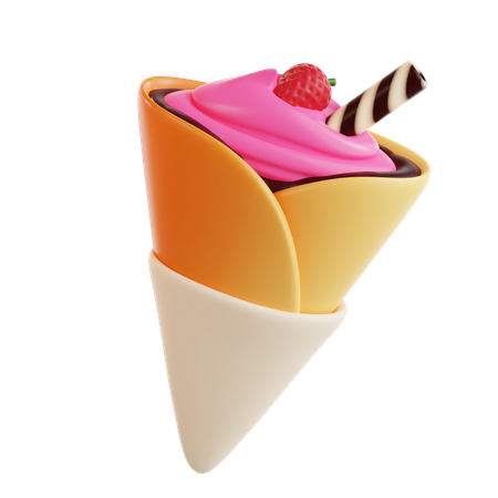 Ice cream cone  3D Icon