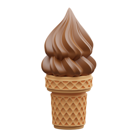 アイスクリームコーン  3D Icon