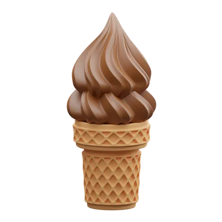アイスクリームコーン  3D Icon