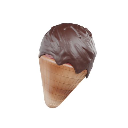 Ice Cream Cone  3D Icon