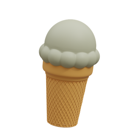 Ice Cream Cone  3D Icon