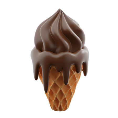 アイスクリームコーン  3D Icon