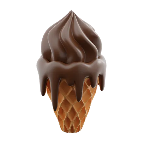 アイスクリームコーン  3D Icon