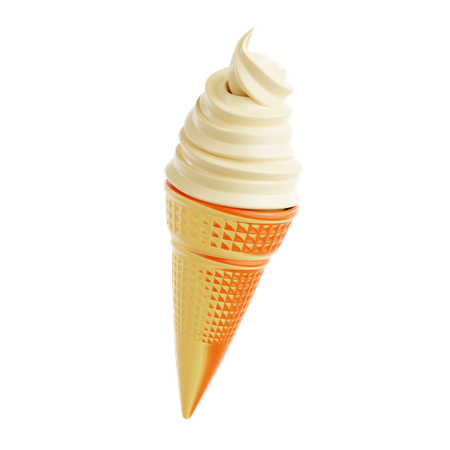 アイスクリームコーン  3D Icon