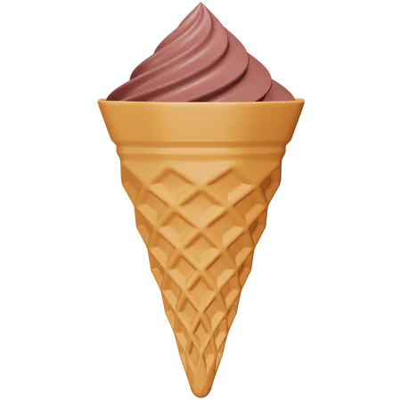 Ice Cream Cone  3D Icon