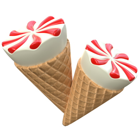 Ice Cream Cone  3D Icon