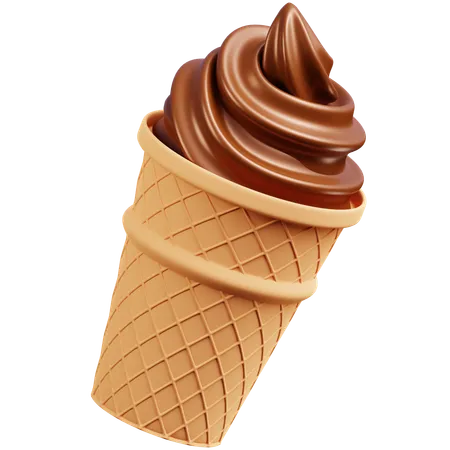 Ice Cream Cone  3D Icon