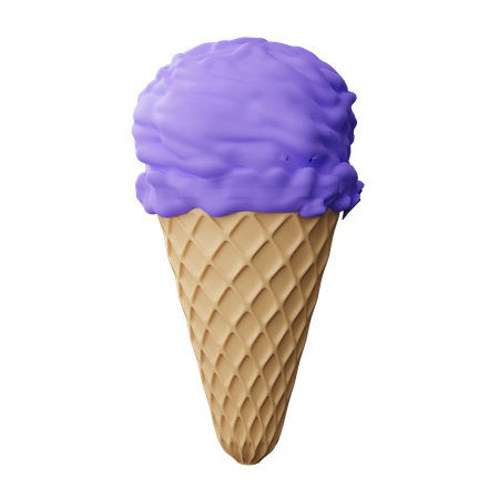 Ice Cream Cone  3D Icon